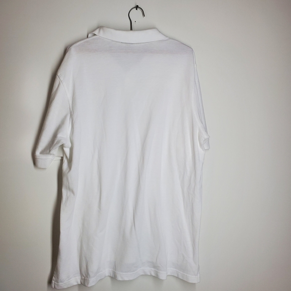 Land's End White Men's Polo. Size XL - Picture 2 of 5
